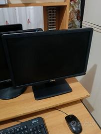 pc + schermo Dell +tastiera + mouse + cablaggi