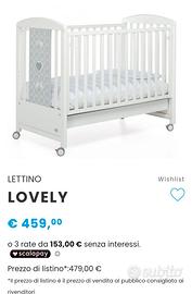Lettino Foppapedretti lovely pari al nuovo