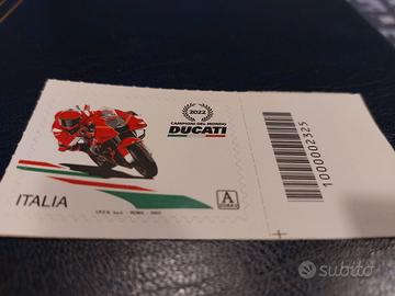 Francobollo 2023 Ducati con codice a barre