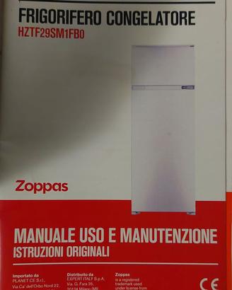 Frigorifero ZOPPAS da incasso 205lt