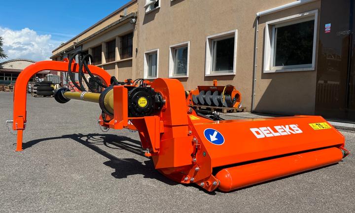 Trincia argini a mazze 170cm per trattore, cardano