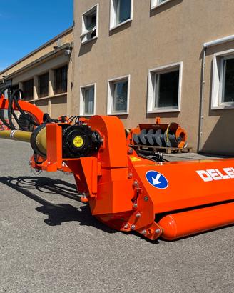 Trincia argini a mazze 170cm per trattore, cardano