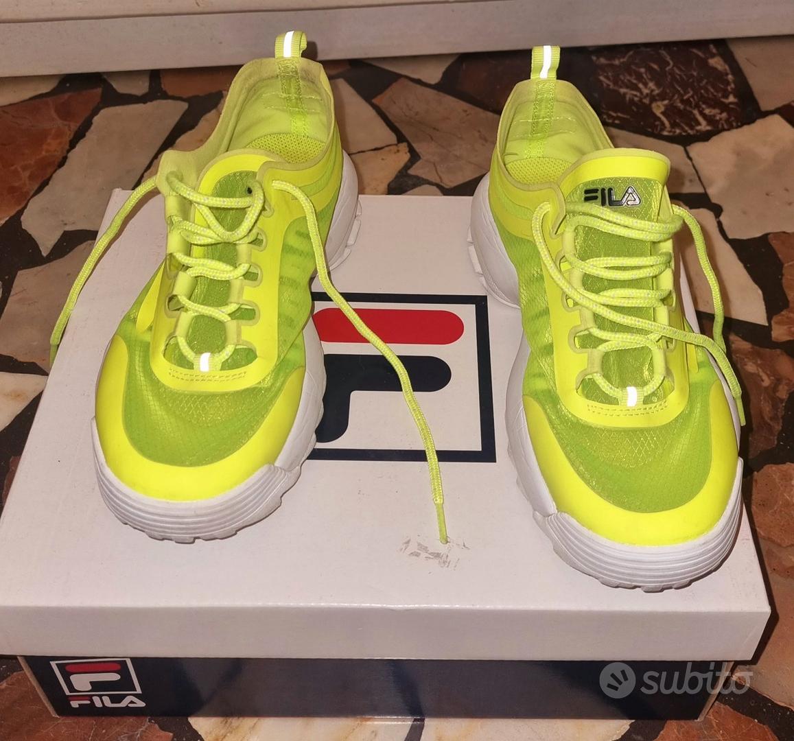 Scarpe FILA Disruptor Giallo FLUO Taglia 38 Abbigliamento e Accessori In vendita a Bologna