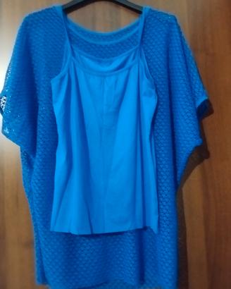 maglia traforata con top ⭐