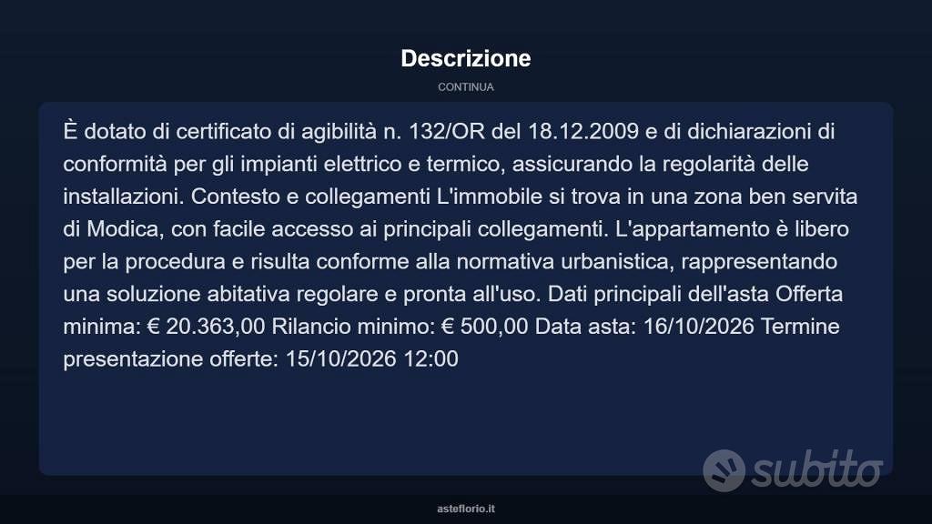Appartamento – Modica, Gianforma, Frigintini - Vista 4
