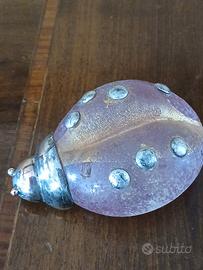 Cuccinella Murano e argento, vintage. 