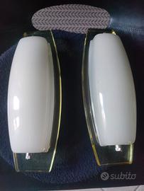 coppia di applique Anni 70 Fontana arte