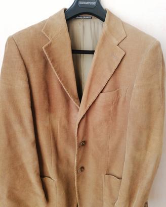 Giacca in velluto beige