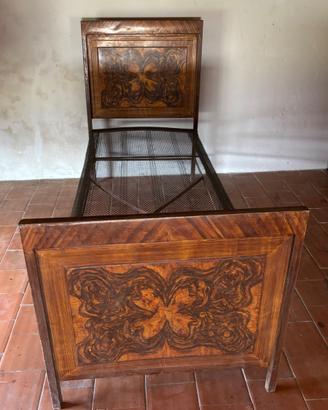 Letto in ferro antico