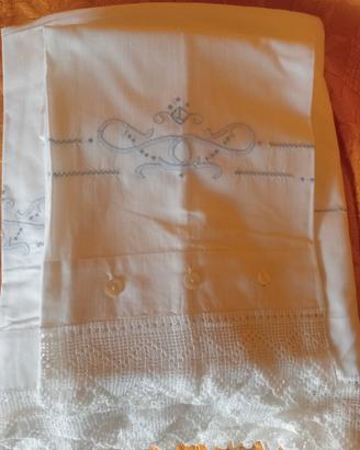 Prezioso Corredo Letto Matrimoniale – Ricamo a Man
