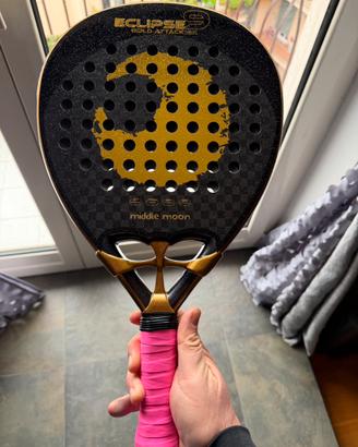 Middlemoon Eclipse 9 Gold Attack padel nox babolat