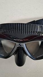 maschera snorkeling scubapro synergy twin