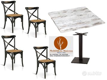 Sedie Tavoli Shabby Chic Ristorante Bar 0219