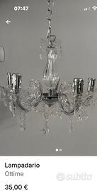Lampadario in materiale plastica
