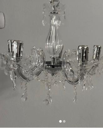 Lampadario in materiale plastica