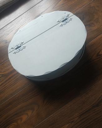 Bauletto bianco legno nuovo