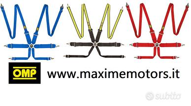 Cinture OMP FIRST 3 2 Hans nuove FIA 2025 rally