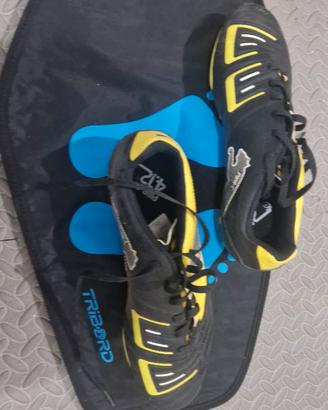 Scarpe calcio Puma PowerCat 4.12 FG nero/giallo 40