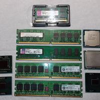 Processori e banchi memoria Ram