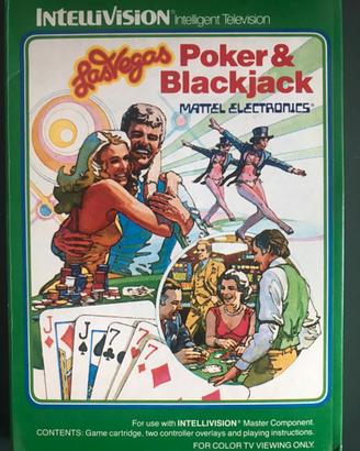 INTELLIVISION POKER & BLACKJACK NUOVO