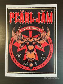 Poster "Pearl Jam" Concerto Canada (2019)
