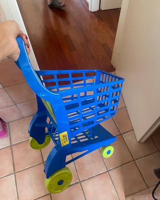 Carrello della spesa gioco cucina bambina bambino