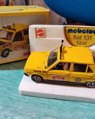 Mebetoys Fiat 131 taxi scala 1.25 automodello 
