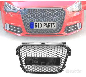 GRIGLIA PER AUDI A1 12-15 LOOK RS1 NERO