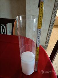 vaso in vetro cilindrico 