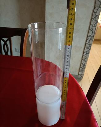 vaso in vetro cilindrico 
