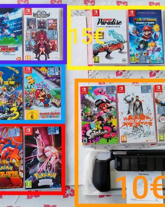 Videogiochi Nintendo Switch 1 2 giochi OLED lite l