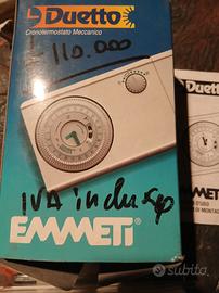 CRONOTERMOSTATO MECCANICO DUETTO EMMETI