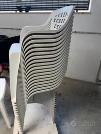 Sedie e Tavolini da Giardino da esterno plastica