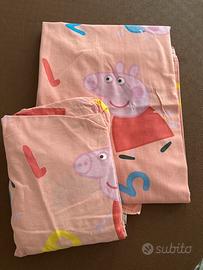 Lenzuola Peppa Pig