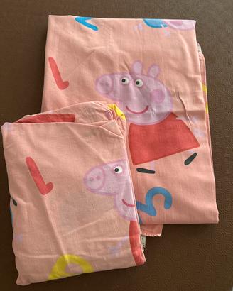 Lenzuola Peppa Pig