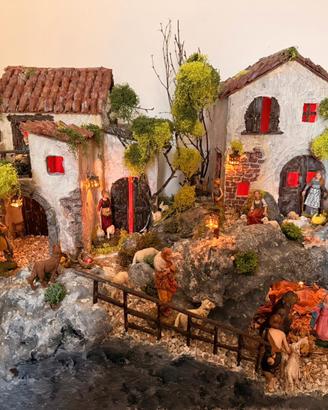 Presepe natalizio artigianale 