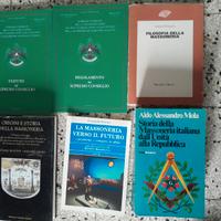 MASSONERIA LOTTO 16 LIBRI COME NUOVI