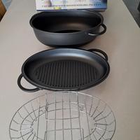 Pentola ovale con grill