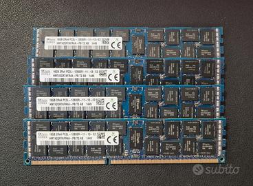 Kit 64GB (4x16GB) RAM Server SK Hynix DDR3L 1600MH