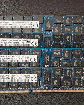 Kit 64GB (4x16GB) RAM Server SK Hynix DDR3L 1600MH