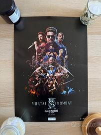 Poster del film Mortal Kombat numerato