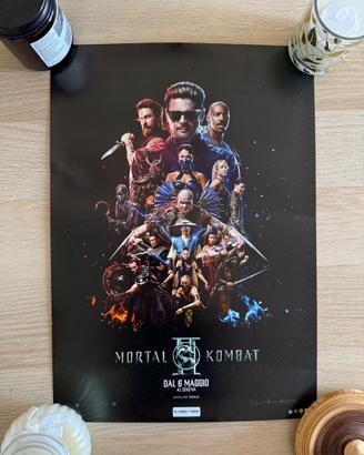 Poster del film Mortal Kombat numerato