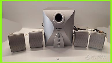 SISTEMA AUDIO 4.1 WELFI D-4100 – SUBWOOFER + 4 CAS