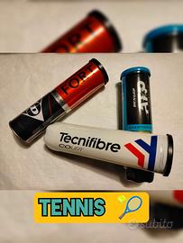 Set da 3 tubi (contiene 12 palline da tennis)