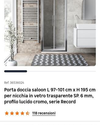 Porta Doccia NUOVA ancora IMBALLATA
