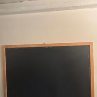 Lavagna con cornice in legni