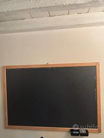 Lavagna con cornice in legni