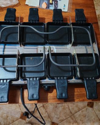 griglia elettrica con raclette per 6 