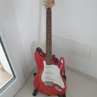 chitarra elettrica  ed amplificatore Fender