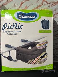 Seggiolino da tavolo marca Giordani 